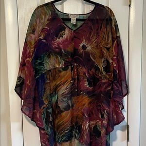 J Valdi Women’s Floral Beach Coverup